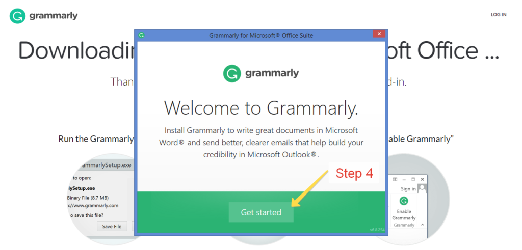 grammarly microsoft word plugin