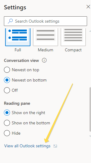 changing outlook signature step 3