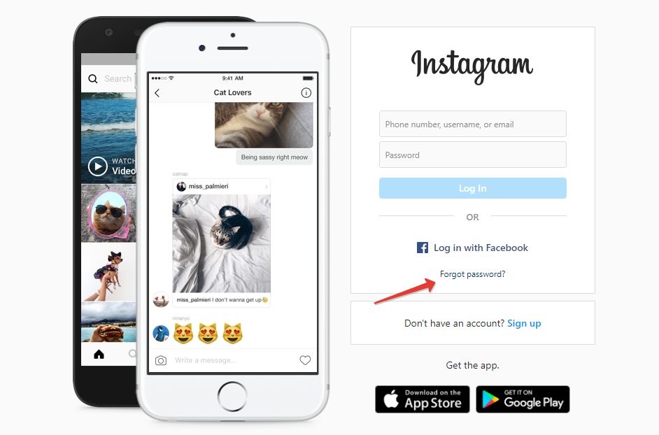 Instagram reset password 4