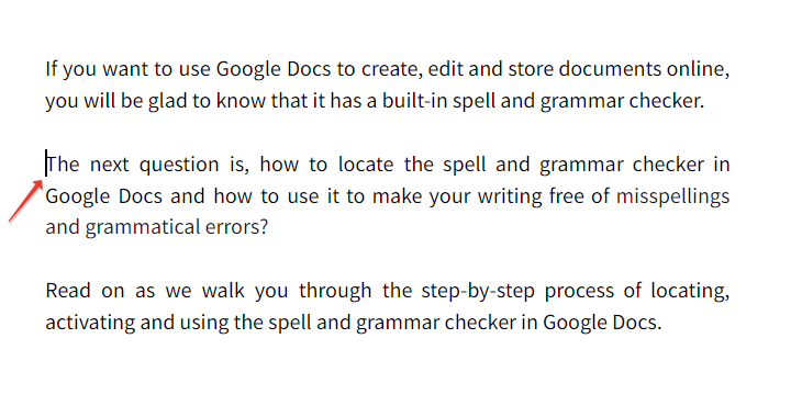 footnote in google docs 1