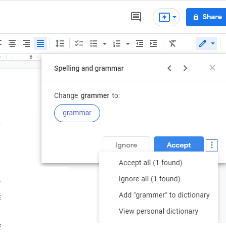 How to Turn on Grammar Check in Google Docs 3