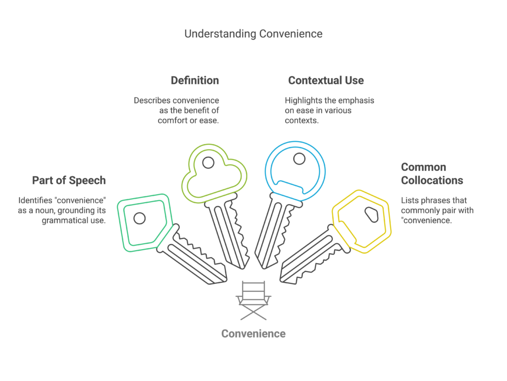 Difference between convenience and convenient